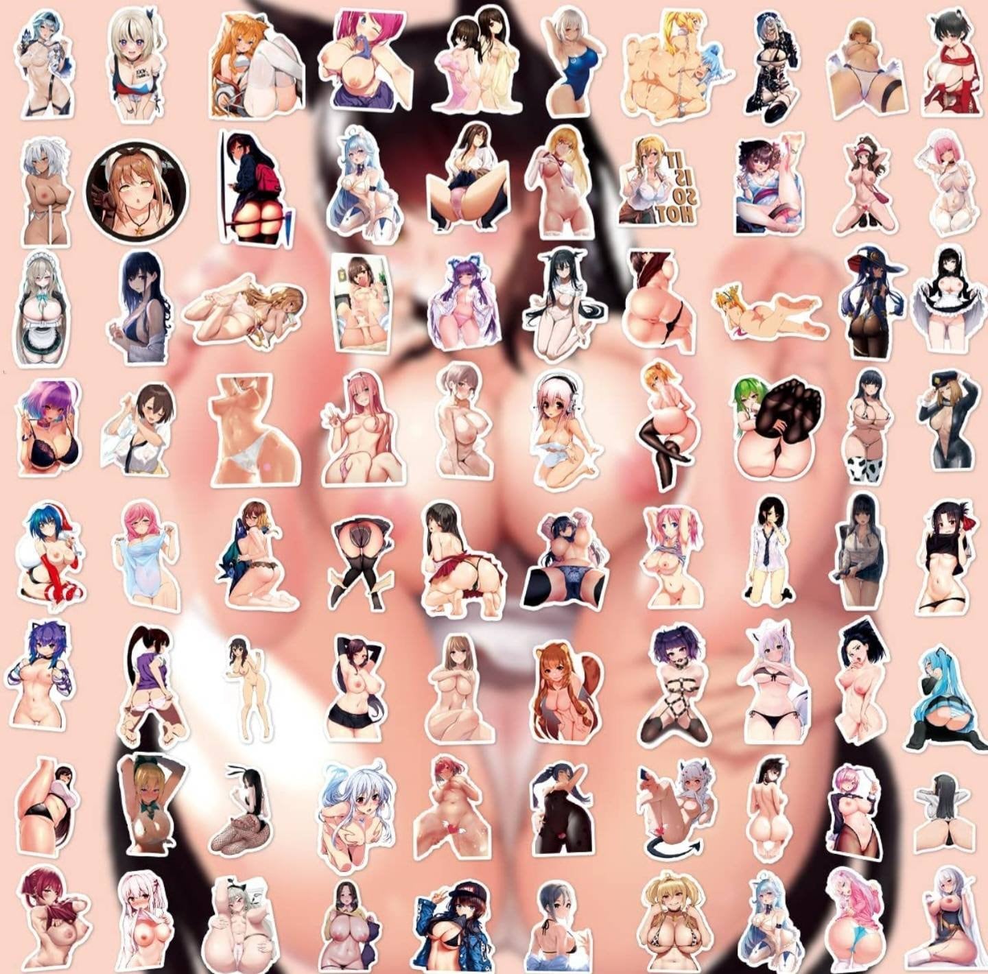 Best Deal, Biggest Stickers,1000 NSFW Sexy Anime Sticker Pack, Japanes –  Theotakuscloset